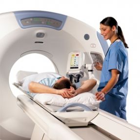Patient getting Low-dose CT