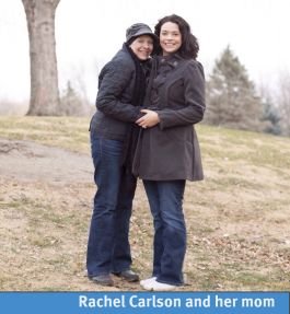 Rachel Carlson and her mom