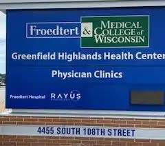 Froedtert & Medical College of Wisconsin Froedtert Hospital RAYUS Radiology diagnostic imaging center in 4455 S. 108th St., Suite 140, Greenfield, WI 53228