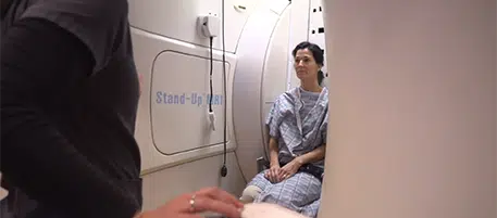 patient open upright mri