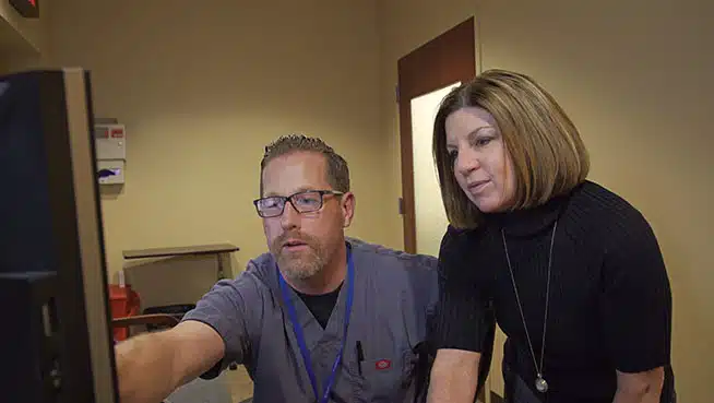 radiologists reading report